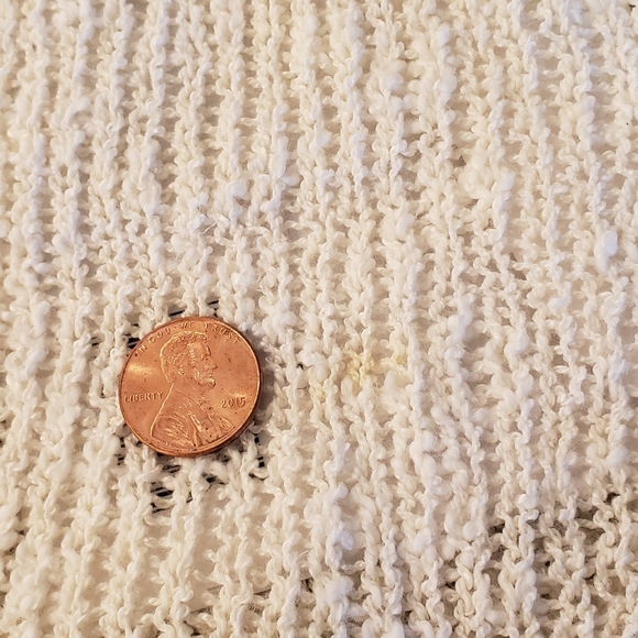 Eileen Fisher M Cream Linen Blend Cardigan - Picture 6 of 7